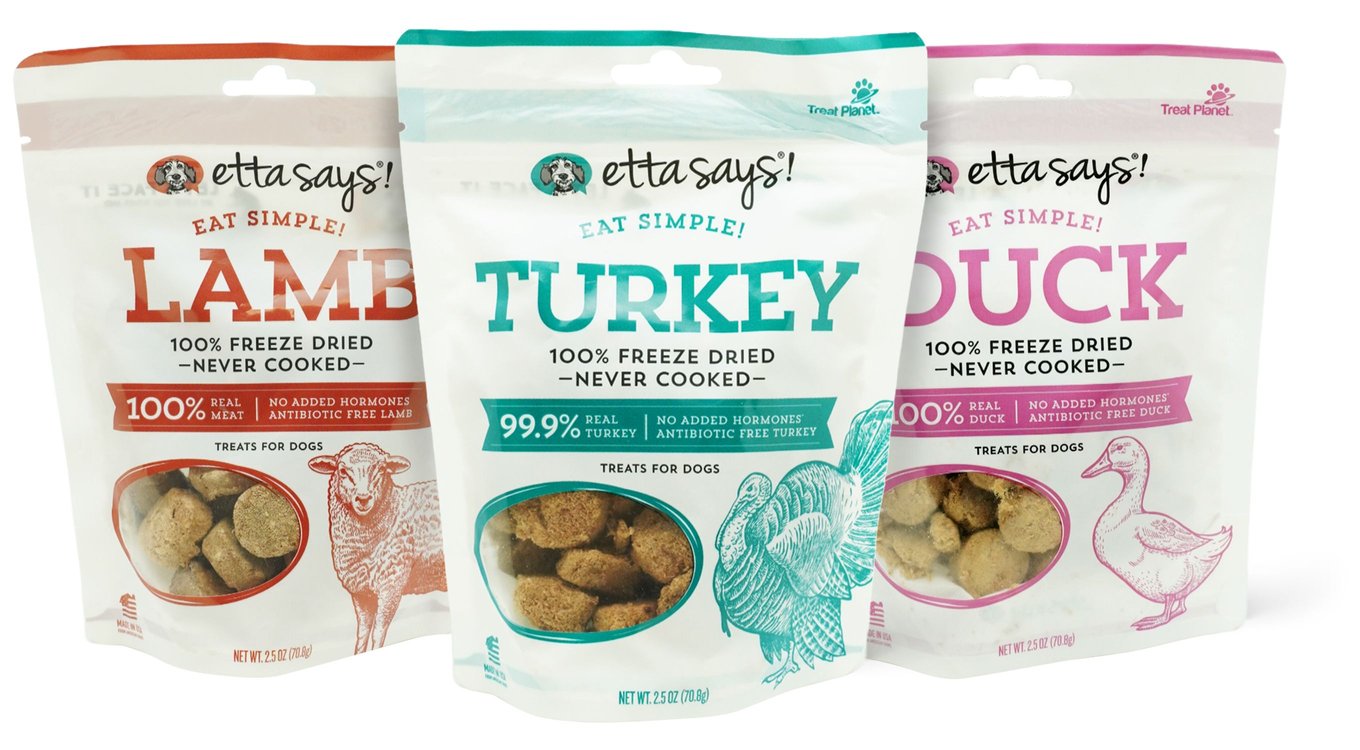 Etta Says! Grilled Lamb Sliders with Real Apple & Flaxseed Dog Treats