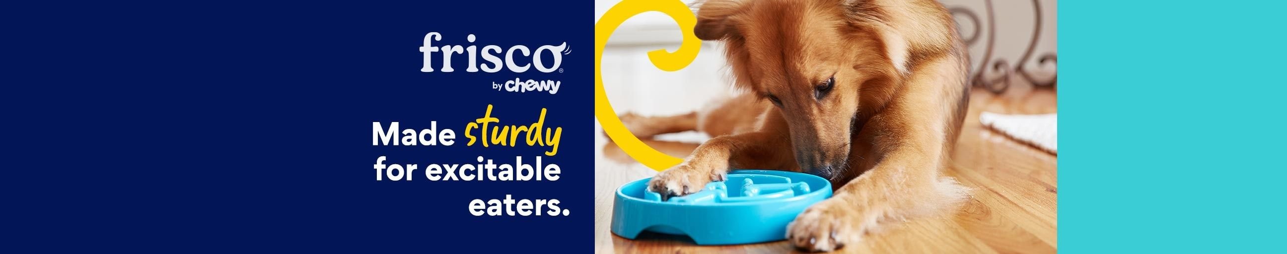 Frisco Non-Skid Slow Feeder Dog & Small Pet Bowl