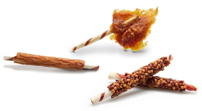 Good 'n' Fun Triple Flavor Kabobs Chicken, Duck & Chicken Liver Dog Chews