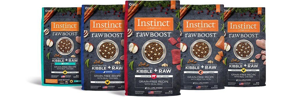 INSTINCT Raw Boost Adult Grain Free Real Chicken Recipe Dry Dog Food 10 lb bag Chewy