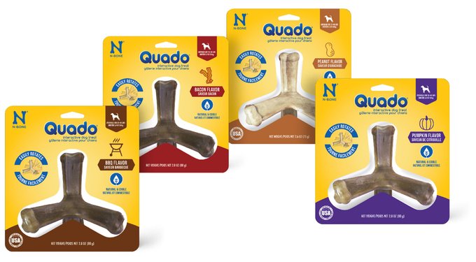 N BONE Quado Interactive Bacon Flavored Medium Dental Dog Treat Chewy