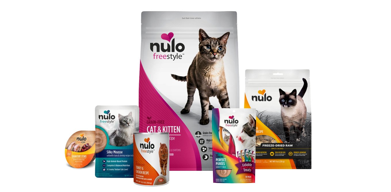 NULO FreeStyle Cat & Kitten GrainFree Pate Variety Pack Cat Food, 2.8