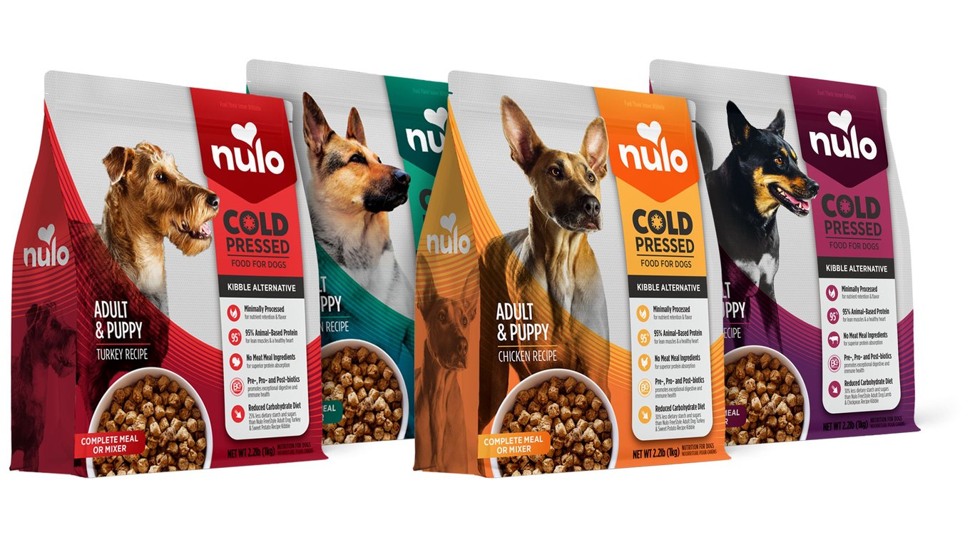 NULO Cold Pressed Puppy & Adult Grain-Free Beef Recipe Dry Dog Food, 4 ...