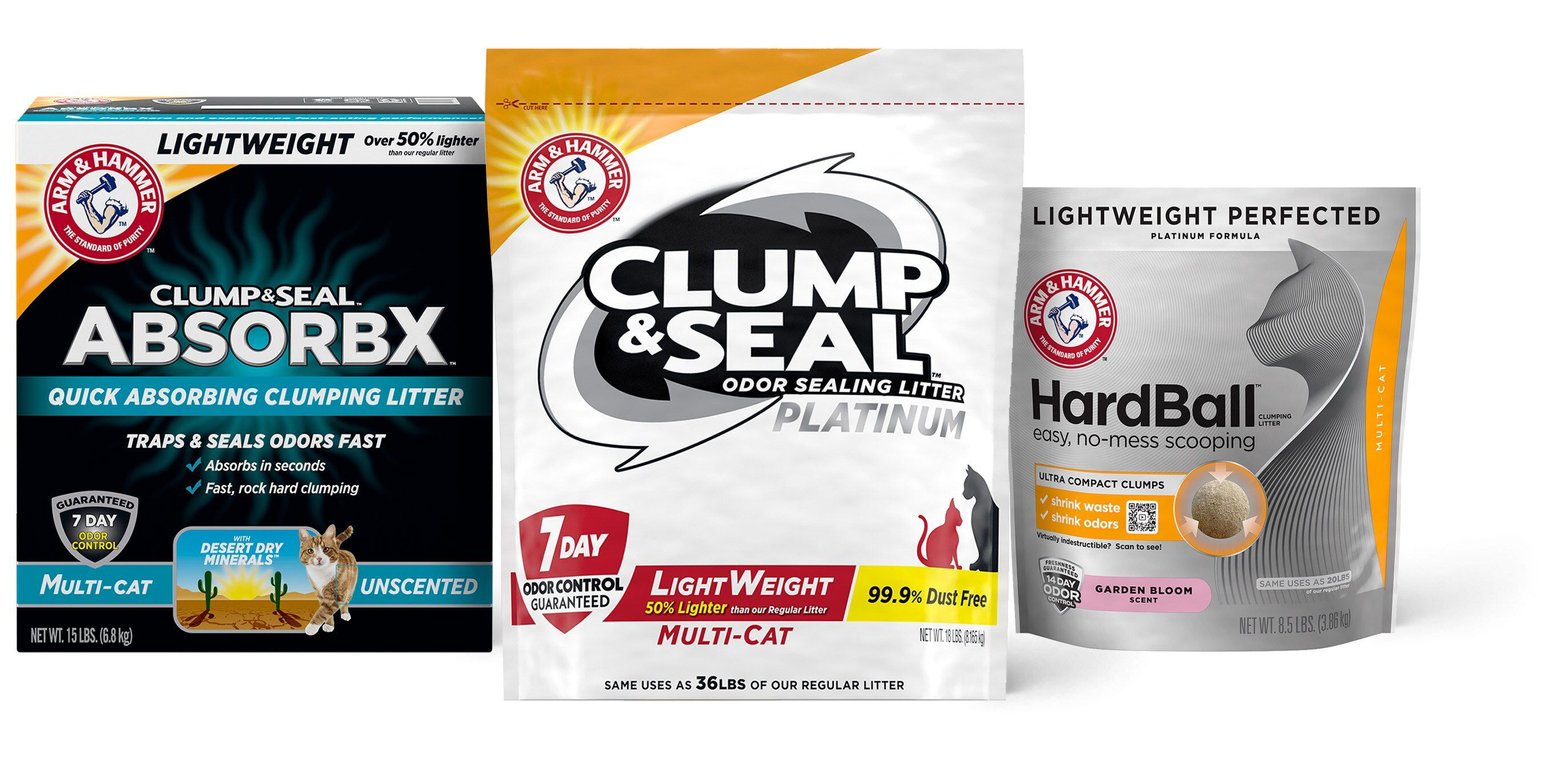 ARM & HAMMER LITTER Clump & Seal Lightweight Scented Clumping Cat
