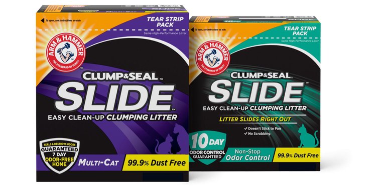 ARM HAMMER LITTER Slide Multi Cat Scented Clumping Clay Cat Litter 28 lb box Chewy