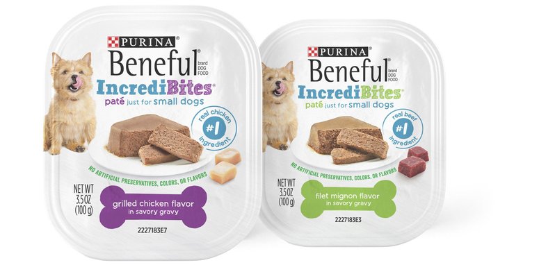 PURINA BENEFUL IncrediBites Grilled Chicken Flavor in a Savory Gravy Pate Small Wet Dog Food 3.5 oz can case of 12 Chewy