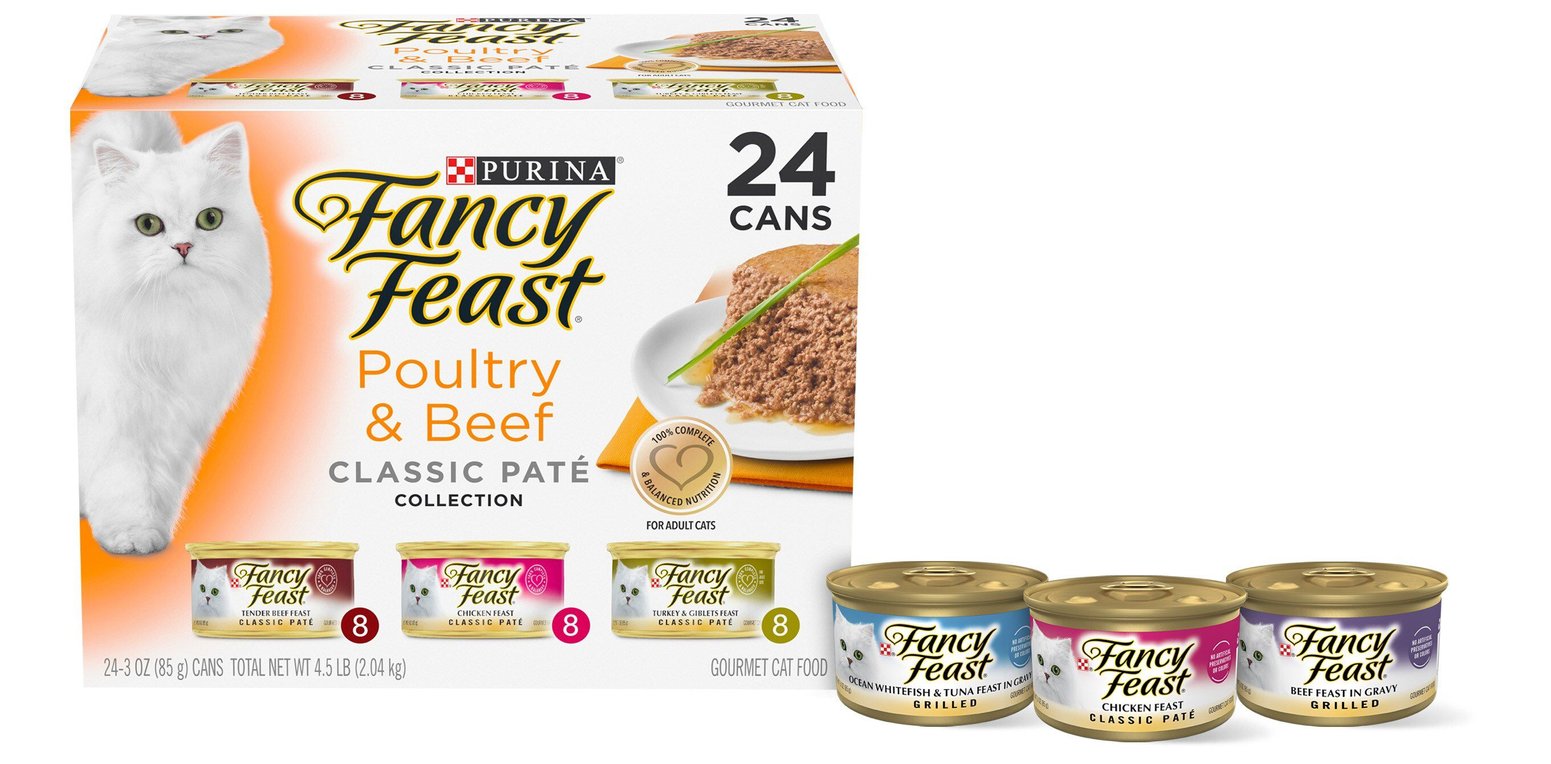 Fancy Feast Chopped Grill Discontinued FANCY FEAST Classic Chopped Grill Feast Canned Cat Food, 3-oz, case of