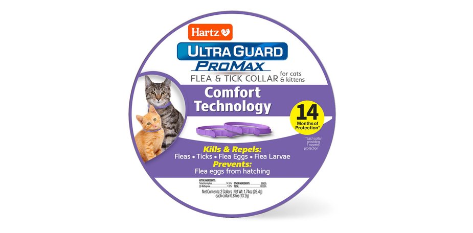 HARTZ UltraGuard ProMax Flea Tick Cat Collar Purple 2 count Chewy