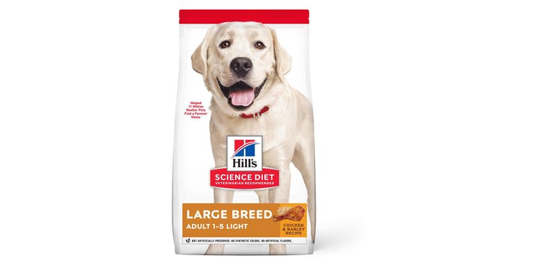 Science diet light large breed dog food best sale