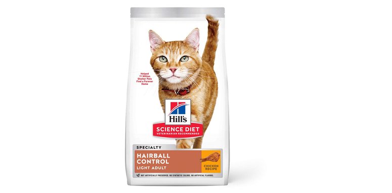 HILL S SCIENCE DIET Adult Hairball Control Light Dry Cat Food