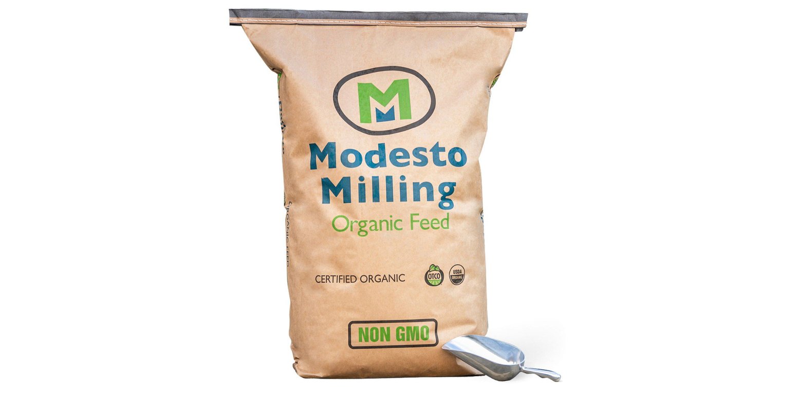 Modesto Milling Organic 17% Protein Layer Pellets Chicken Feed