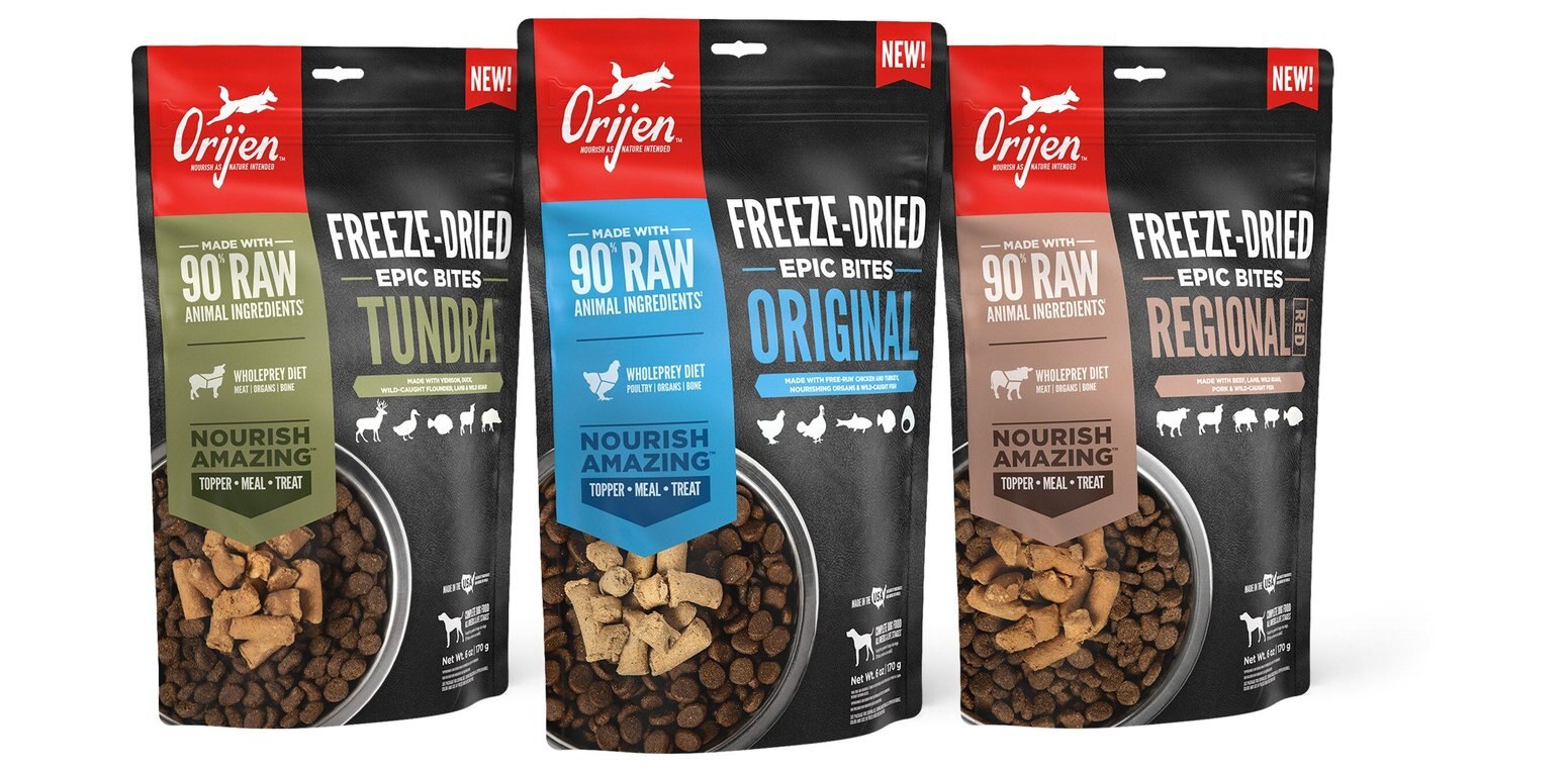 ORIJEN Original GrainFree FreezeDried Dog Food, 6oz bag
