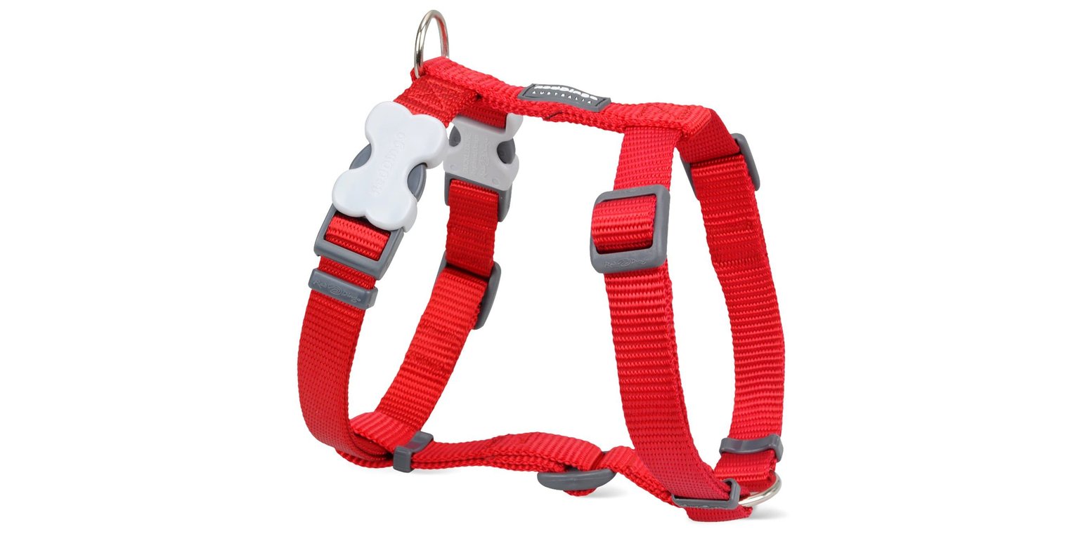 RED DINGO Classic Nylon Back Clip Dog Harness, Brown, Medium: 17.7 to