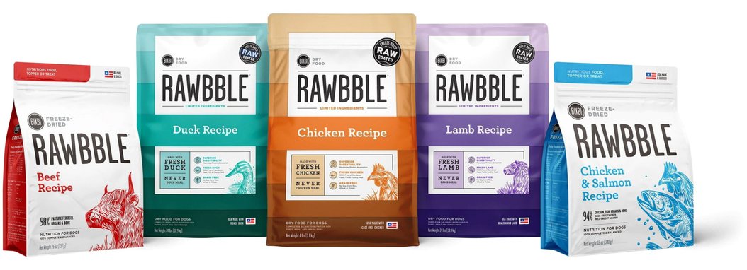 BIXBI Rawbble Beef Recipe Grain-Free Freeze-Dried Dog Food