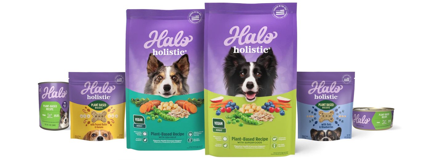 HALO Holistic Garden of Vegan Recipe Adult Canned Dog Food 13 oz case of 12 Chewy