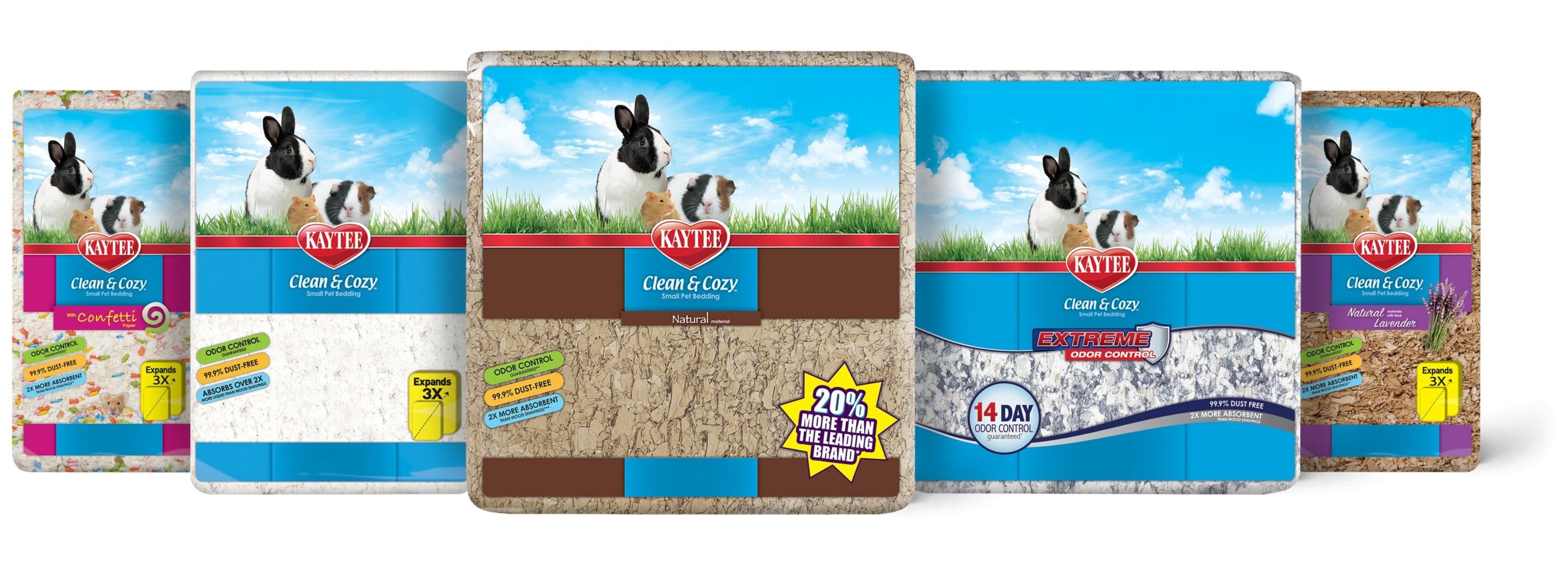 KAYTEE Clean & Cozy Extreme Odor Control Small Animal Bedding, 65L
