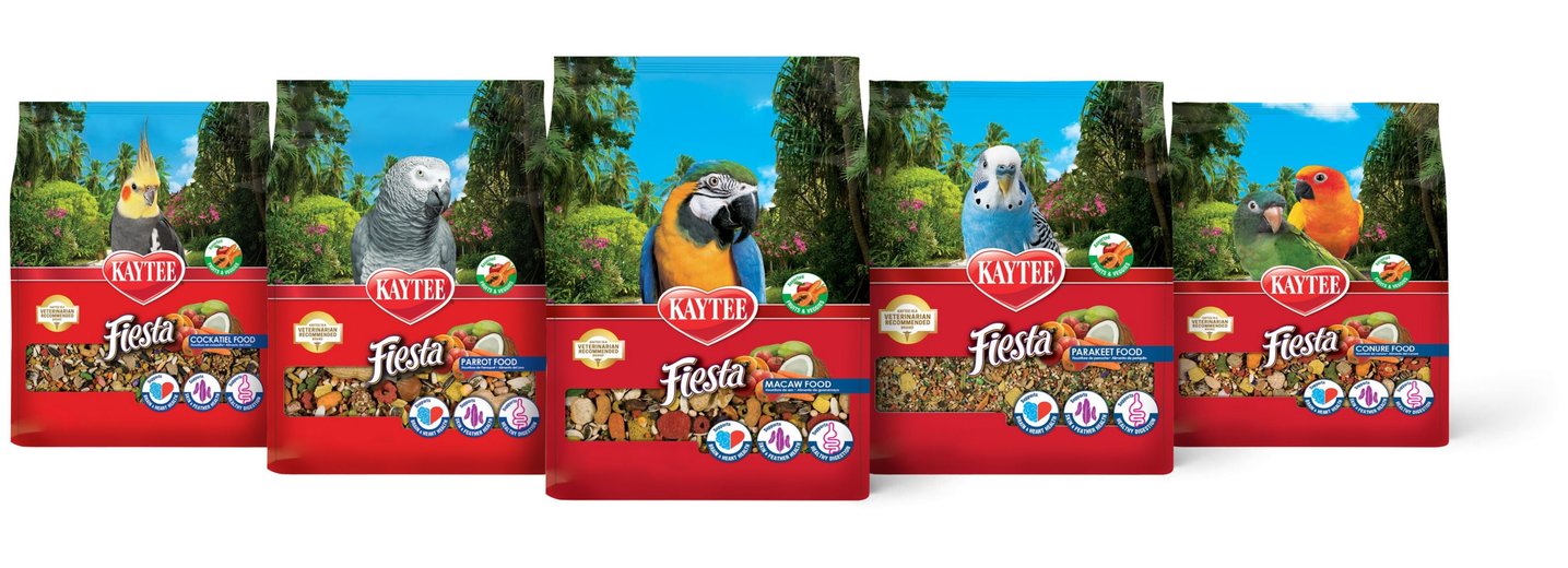 KAYTEE Fiesta Variety Mix Parrot Food 4.5 lb bag Chewy