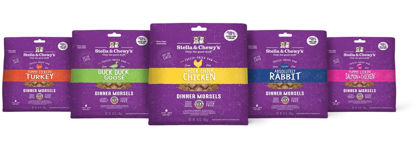 STELLA CHEWY S Absolutely Rabbit Dinner Morsels Freeze Dried Raw