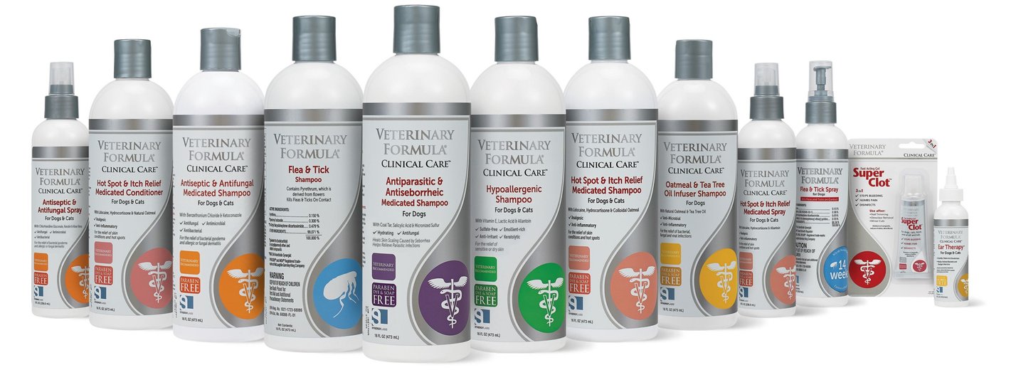 VETERINARY FORMULA CLINICAL CARE Antiparasitic Antiseborrheic Medicated Shampoo 1 gal bottle Chewy