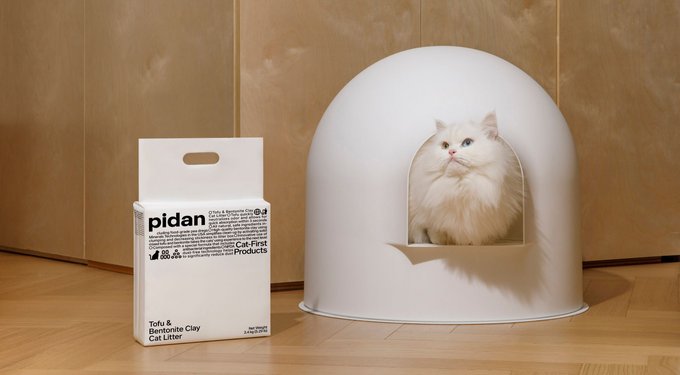Pidan Tofu with Occult Blood Test Particles Cat Litter, 5.29-lb bag