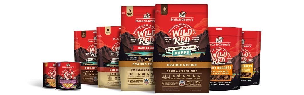 STELLA & CHEWY'S Wild Red Raw Blend Kibble Wholesome Grains Red Meat ...