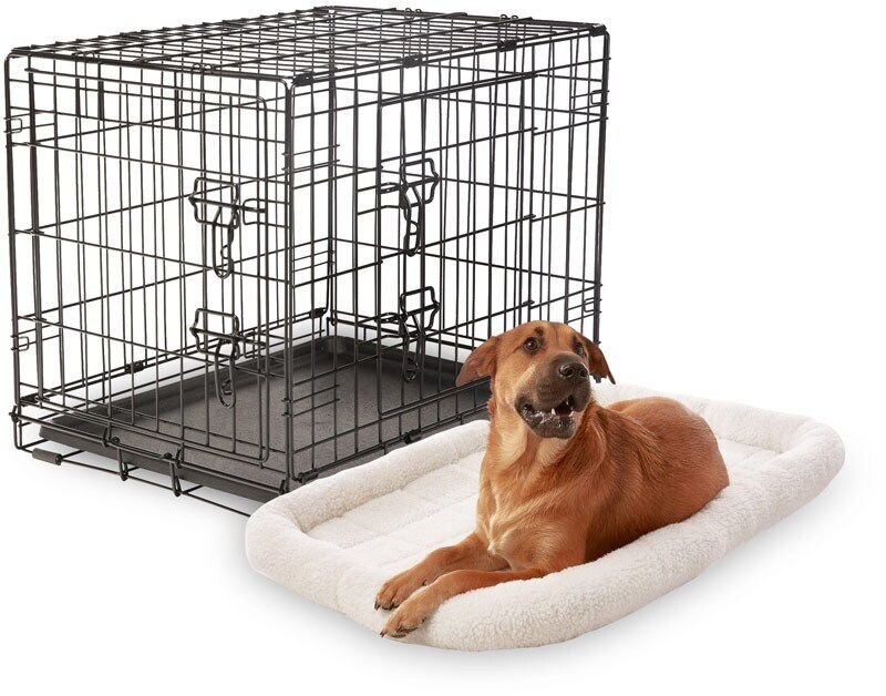 Discontinued FRISCO Dog Crate Replacement Pan, Pink, 24in crate