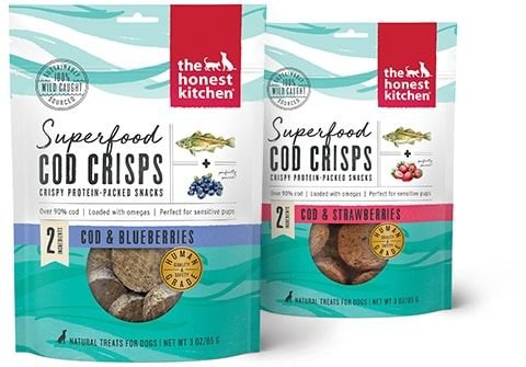 Honest To Dog Tasty Crispy Cuts Beef & Blueberries Recipe Natural + Grain-Free Dog Treats