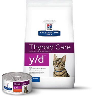 Hill's Prescription Diet y/d Thyroid Care Original Flavor Dry Cat Food