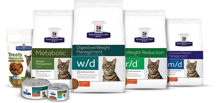 Hills prescription wd cat food best sale