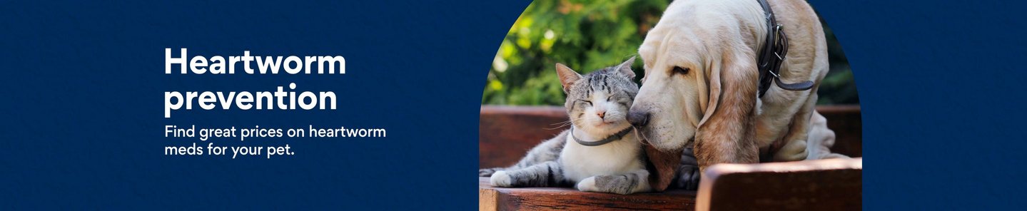 Heartworm Prevention. Find great prices on heartworm meds for your pet.