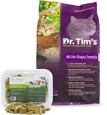 DR. TIM S Chase All Life Stages Formula Dry Cat Food 5 lb bag