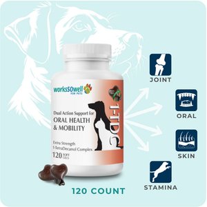 1-TDC Dental & Joint Health Softgel Supplement for Dogs & Cats, 120 count