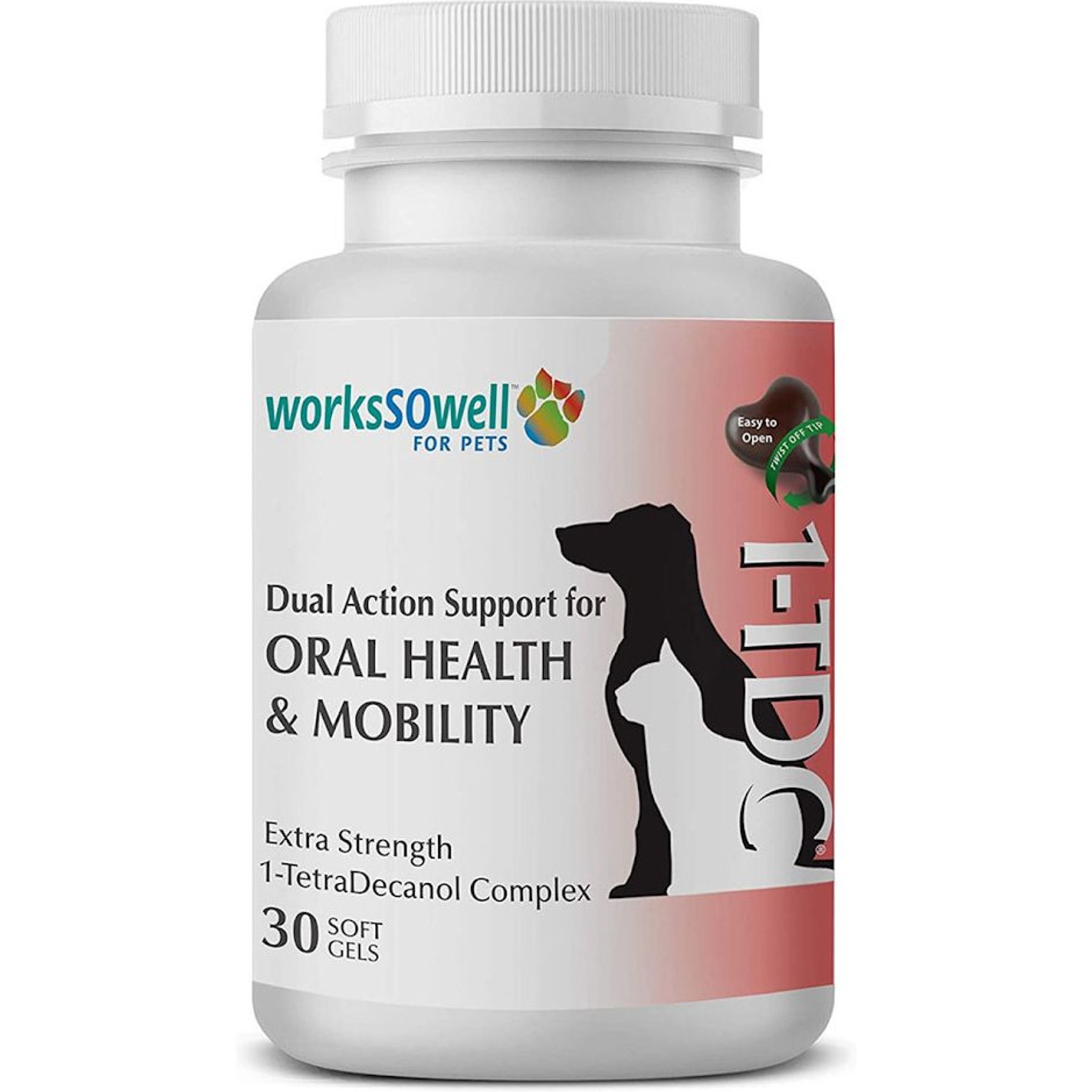 1-TDC Dental & Joint Health Softgel Supplement for Dogs & Cats, 30 count