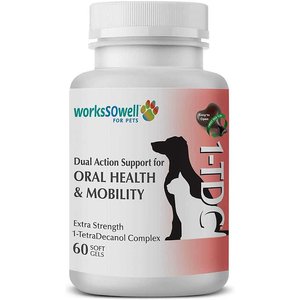 1-TDC Dental & Joint Health Softgel Supplement for Dogs & Cats, 60 count