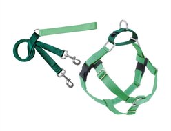 2 Hounds Design Freedom No Pull Nylon Dog Harness & Leash, Neon Green, Large: 28 to 32-in chest, 1-in wide