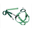 2 Hounds Design Freedom No Pull Nylon Dog Harness & Leash, Neon Green, X-Large: 30 to 36-in chest, 1-in wide