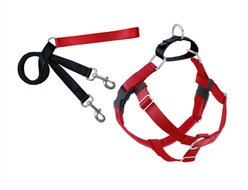 2 Hounds Design Freedom No Pull Nylon Dog Harness & Leash, Red, X-Small: 15 to 20-in chest, 5/8-in wide