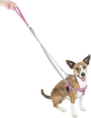Show full view: 2 Hounds Design Freedom No Pull Nylon Dog Harness & Leash, Rose Pink, X-Small: 15 to 20-in chest, 5/8-in wide slide 2 of 6