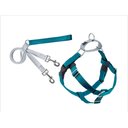 2 Hounds Design Freedom No Pull Nylon Dog Harness & Leash, Teal, Small: 18 to 24-in chest, 5/8-in wide