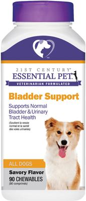 Show full view: 21st Century Essential Pet Bladder Support for Normal Bladder & Urinary Tract Health Dog Supplement, 90 count slide 1 of 7