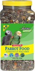 3-D Parrot Food, 4-lb jar