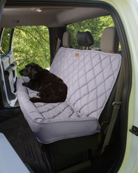 3 Dog Pet Supply Crew Cab Truck Bolster Car Seat Protector, Grey, X-Large