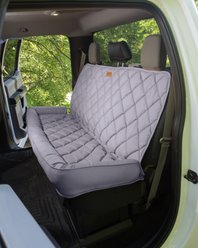 3 Dog Pet Supply Crew Cab Truck Bolster Car Seat Protector, Grey, X-Large slide 2 of 5