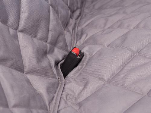 Show full view: 3 Dog Pet Supply Crew Cab Truck Seat Protector with Bolster, Large, Tan slide 6 of 7