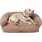Show in main carousel: 3 Dog Pet Supply Easy Wash Tweed Shearling Memory Foam Dog Bed, Medium slide 1 of 3