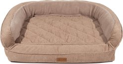 3 Dog Pet Supply Easy Wash Tweed Shearling Memory Foam Dog Bed, Medium slide 2 of 3