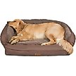Show in main carousel: 3 Dog Pet Supply EZ Wash Fleece Headrest Memory Foam Dog Bed, Chocolate, Medium slide 3 of 4