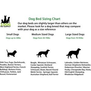3 Dog Pet Supply EZ Wash Softshell Personalized Orthopedic Bolster Dog Bed with Removable Cover, Slate, Medium