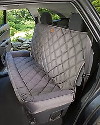 3 Dog Pet Supply Personalized Softshell Car Seat Protector, Slate, Large slide 2 of 4