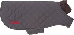 3 Dog Pet Supply Softshell Personalized Dog Jacket, Slate, Medium slide 2 of 4